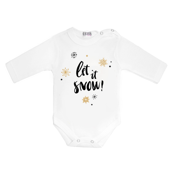 Carra Let It Snow бебешко боди Carra Let It Snow бебешко боди
